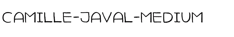 font Camille-Javal-Medium download