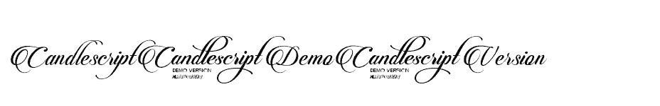 font Candlescript-Demo-Version download