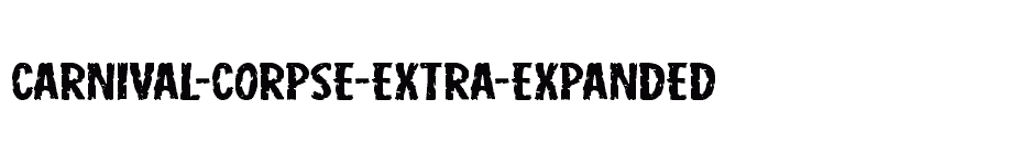 font Carnival-Corpse-Extra-Expanded download