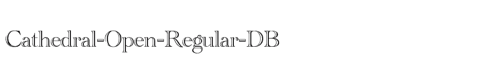 font Cathedral-Open-Regular-DB download