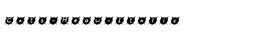 font Cats-Meow-Italic download