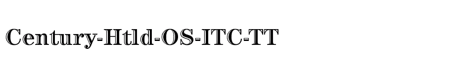 font Century-Htld-OS-ITC-TT download