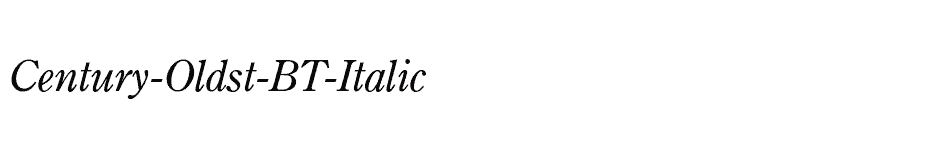 font Century-Oldst-BT-Italic download