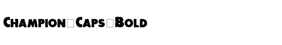 font Champion-Caps-Bold download