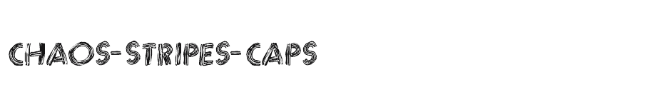 font Chaos-Stripes-Caps download