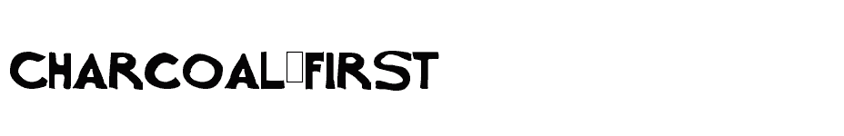 font Charcoal-first download