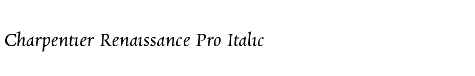 font Charpentier-Renaissance-Pro-Italic download
