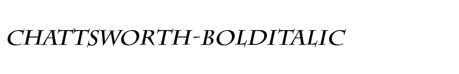 font Chattsworth-BoldItalic download