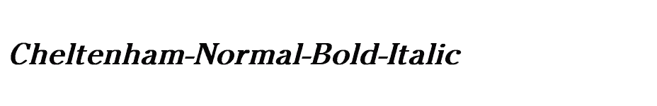 font Cheltenham-Normal-Bold-Italic download