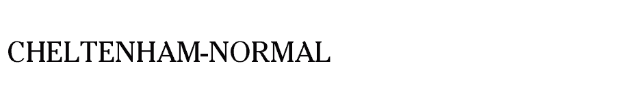 font Cheltenham-Normal download