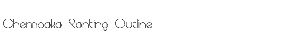 font Chempaka-Ranting-Outline download