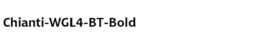 font Chianti-WGL4-BT-Bold download