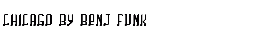 font Chicago-by-Benj-Funk download