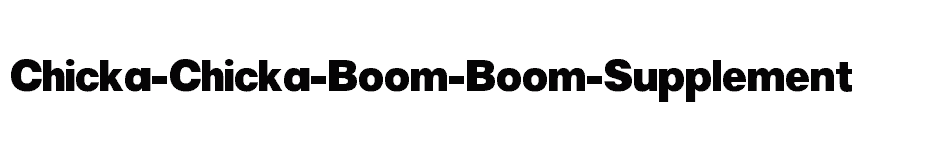 font Chicka-Chicka-Boom-Boom-Supplement download