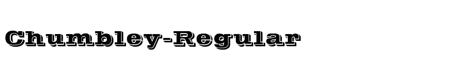 font Chumbley-Regular download