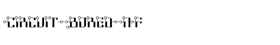 font Circuit-Bored-NF download