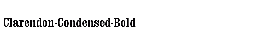 font Clarendon-Condensed-Bold download