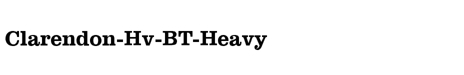 font Clarendon-Hv-BT-Heavy download