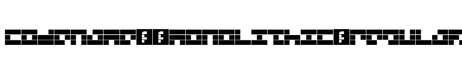 font Codename:-Monolithic-Regular download