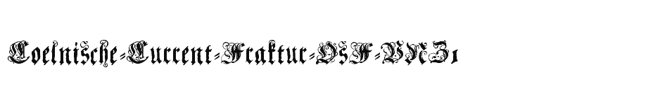 font Coelnische-Current-Fraktur-OsF-UNZ1 download