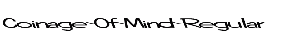 font Coinage-Of-Mind-Regular download