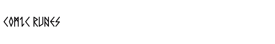 font Comic-Runes- download