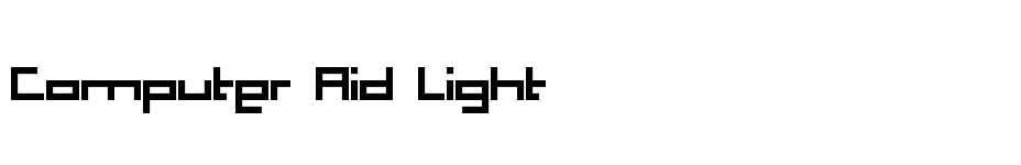 font Computer-Aid-Light download