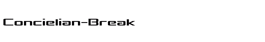 font Concielian-Break download