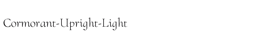font Cormorant-Upright-Light download