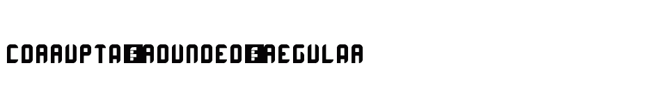 font Corrupta-Rounded-Regular download