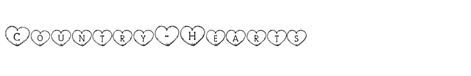 font Country-Hearts download