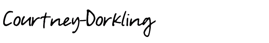 font Courtney-Dorkling download