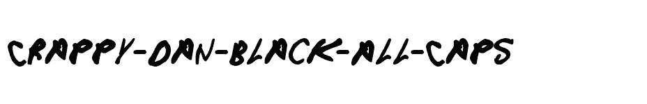 font Crappy-Dan-Black-All-Caps download