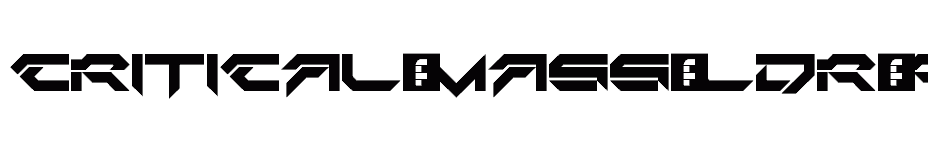 font Critical-Mass-LDR-Regular download