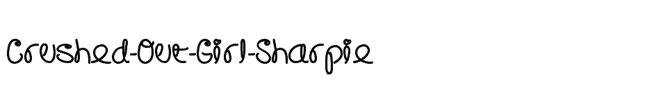 font Crushed-Out-Girl-Sharpie download