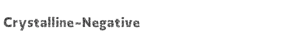 font Crystalline-Negative download