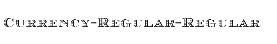 font Currency-Regular-Regular download