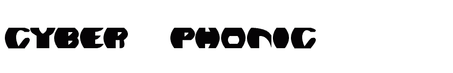 font Cyber-Phonic download