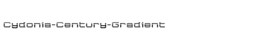 font Cydonia-Century-Gradient download