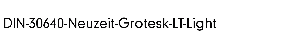 font DIN-30640-Neuzeit-Grotesk-LT-Light download