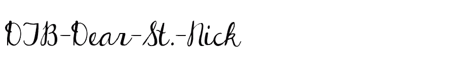 font DJB-Dear-St.-Nick download