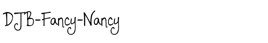 font DJB-Fancy-Nancy download