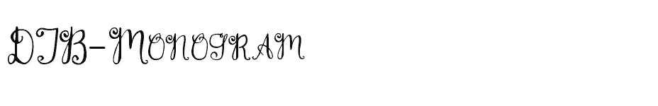 font DJB-Monogram download