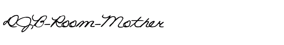 font DJB-Room-Mother download