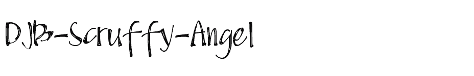 font DJB-Scruffy-Angel download