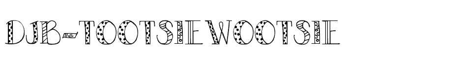 font DJB-TOOTSIEWOOTSIE download