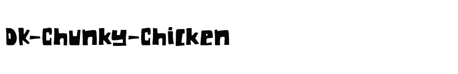 font DK-Chunky-Chicken download