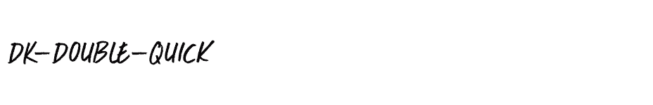 font DK-Double-Quick download