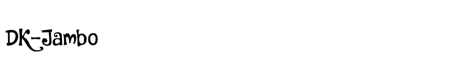 font DK-Jambo download