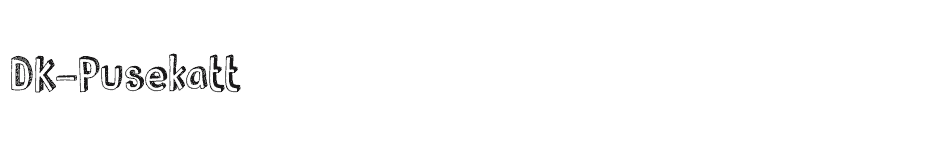 font DK-Pusekatt download